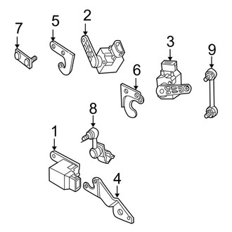 BMW OE - Front Lamps - Headlamp Components (Vertical Aim Control Sensors)