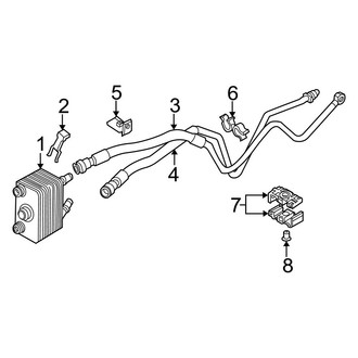BMW OE - Cooling - Trans Oil Cooler (4.4L)