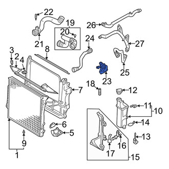 BMW OE - Engine Auxiliary Water Pump