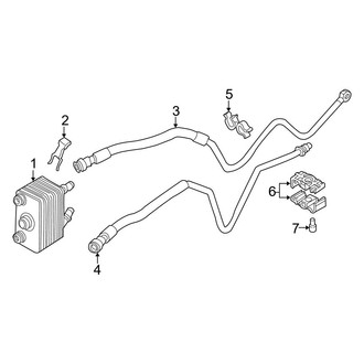 BMW OE - Cooling - Trans Oil Cooler (3.0L Gas)