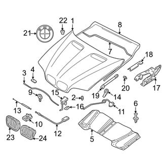 BMW OE - Hood & Grille - Hood & Components