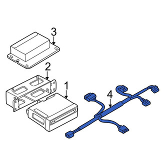 BMW OE - GPS Navigation Control Module Connector