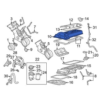 BMW OE - Right Lower Engine Valve Cover
