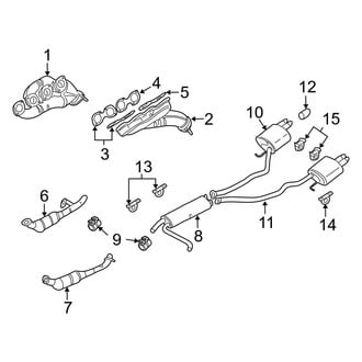BMW OE - Exhaust System - Exhaust Components (4.4L)