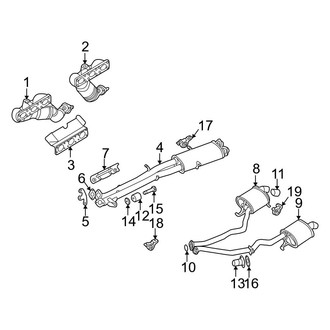 BMW OE - Exhaust System - Exhaust Components