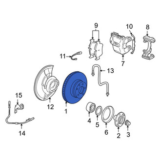 BMW OE - Front Disc Brake Rotor