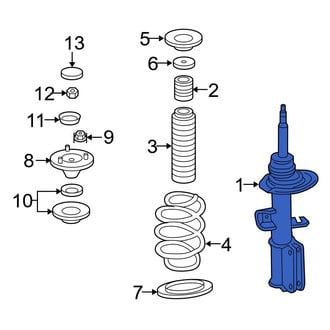 BMW OE - Front Right Suspension Strut