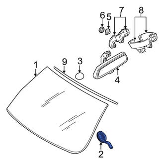 BMW OE - Windshield Seal