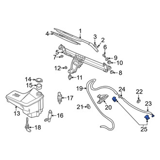 BMW OE - Front Windshield Washer Nozzle