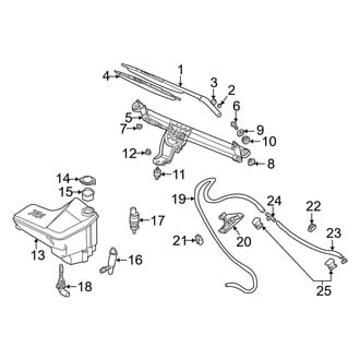 BMW OE - Windshield - Wiper & Washer Components
