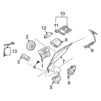 BMW OE - Instrument Panel Air Bag Nut