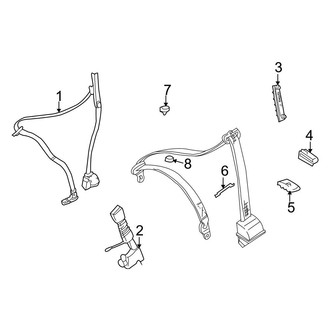 BMW OE - Restraint Systems - Front Seat Belts