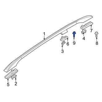 BMW OE - Roof Luggage Carrier Side Rail Bolt