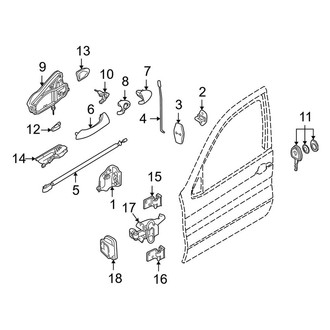 BMW OE - Front Door - Lock & Hardware