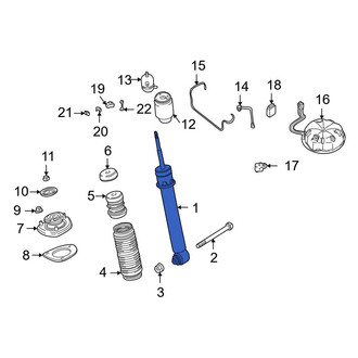 BMW OE - Rear Suspension Shock Absorber