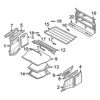 BMW OE - Rear Body & Floor - Interior Trim