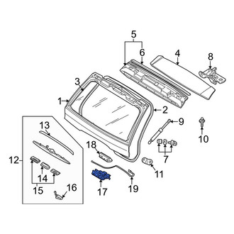 BMW OE - Rear Liftgate Latch