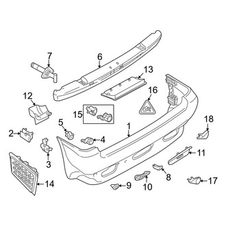 BMW OE - Rear Bumper - Bumper & Components