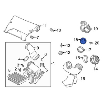 BMW OE - Engine Air Intake Hose Adapter
