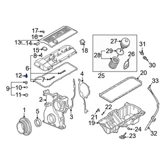 BMW OE - Engine Valve Cover Nut