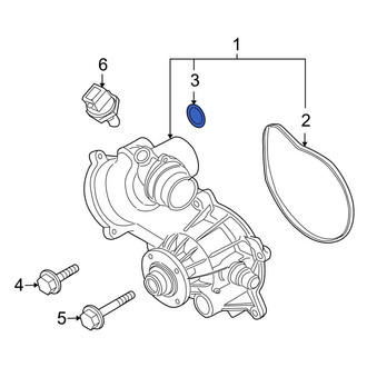 BMW OE - HVAC Heater Hose O-Ring