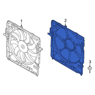 BMW OE - Engine Cooling Fan Shroud