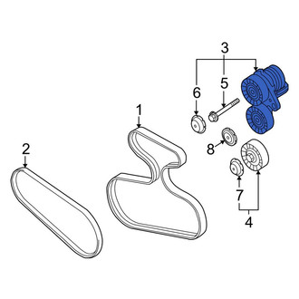 BMW OE - Accessory Drive Belt Tensioner Assembly