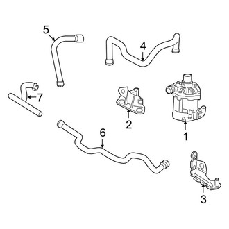 BMW OE - Cooling - Water Pump (Auxiliary), (M)