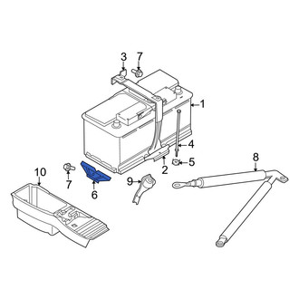 BMW OE - Battery Hold Down