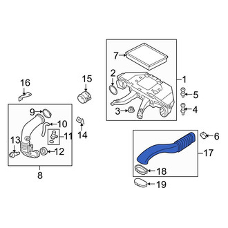 BMW OE - Engine Air Intake Hose