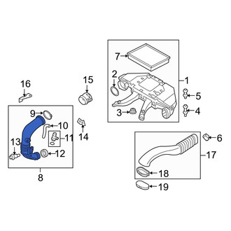 BMW OE - Engine Air Intake Hose