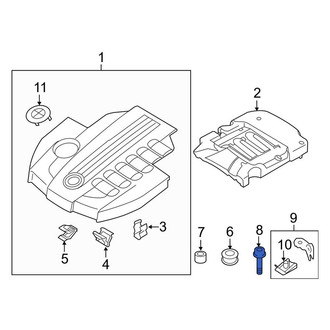 BMW OE - Engine Appearance Cover Screw