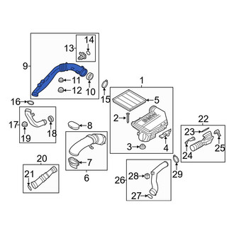 BMW OE - Engine Air Intake Hose