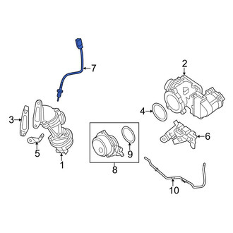 BMW OE - Exhaust Gas Recirculation (EGR) Valve Temperature Sensor