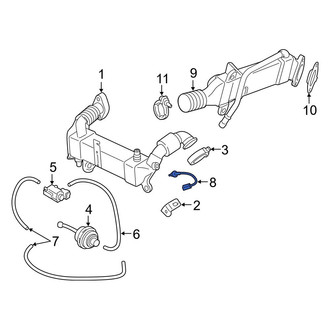 BMW OE - Exhaust Gas Recirculation (EGR) Valve Temperature Sensor