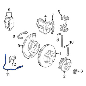 BMW OE - Rear ABS Wheel Speed Sensor