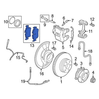 BMW OE - Front Disc Brake Pad Set