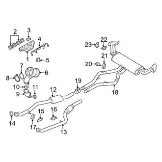 BMW OE - Exhaust System - Exhaust Components (xDrive50i)