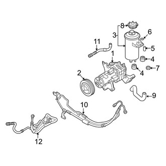 BMW OE - Steering Gear & Linkage - Pump & Hoses (W/O Adaptive Drive)