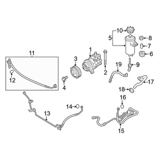 BMW OE - Steering Gear & Linkage - Pump & Hoses (With Adaptive Drive)