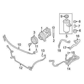 BMW OE - Steering Gear & Linkage - Pump & Hoses (W/O Adaptive Drive)