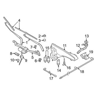 BMW OE - Windshield - Wiper & Washer Components