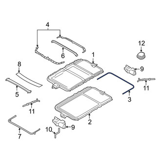 BMW OE - Sunroof Seal