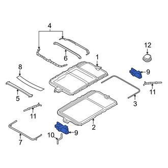 BMW OE - Sunroof Motor