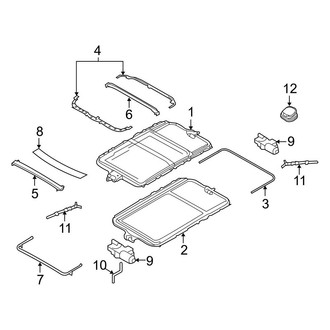 BMW OE - Roof - Sunroof (Frame & Hardware)