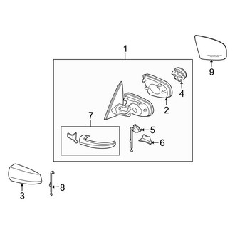 BMW OE - Front Door - Outside Mirrors
