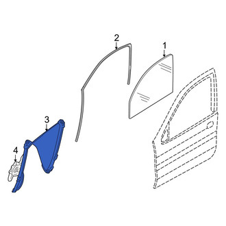 BMW OE - Front Left Window Regulator