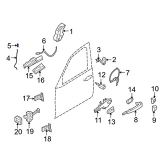 BMW OE - Front Door Lock Knob
