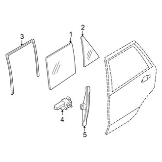 BMW OE - Rear Door - Glass & Hardware (M / xDrive35d / xDrive35i / xDrive50i)