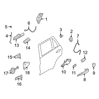 BMW OE - Rear Door - Lock & Hardware